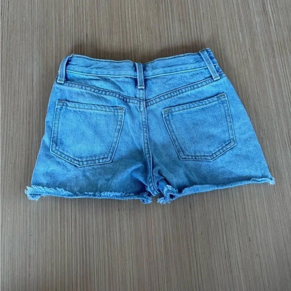 Old Navy Hi Rise Distressed Denim Shorts